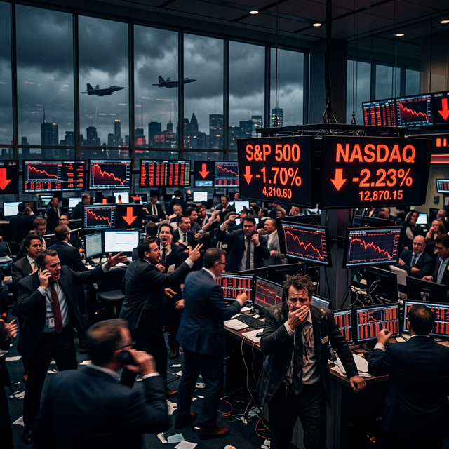 Markets in Chaos: How Fresh Strikes on Iran Sent S&P Futures Plummeting 1.7% Overnight